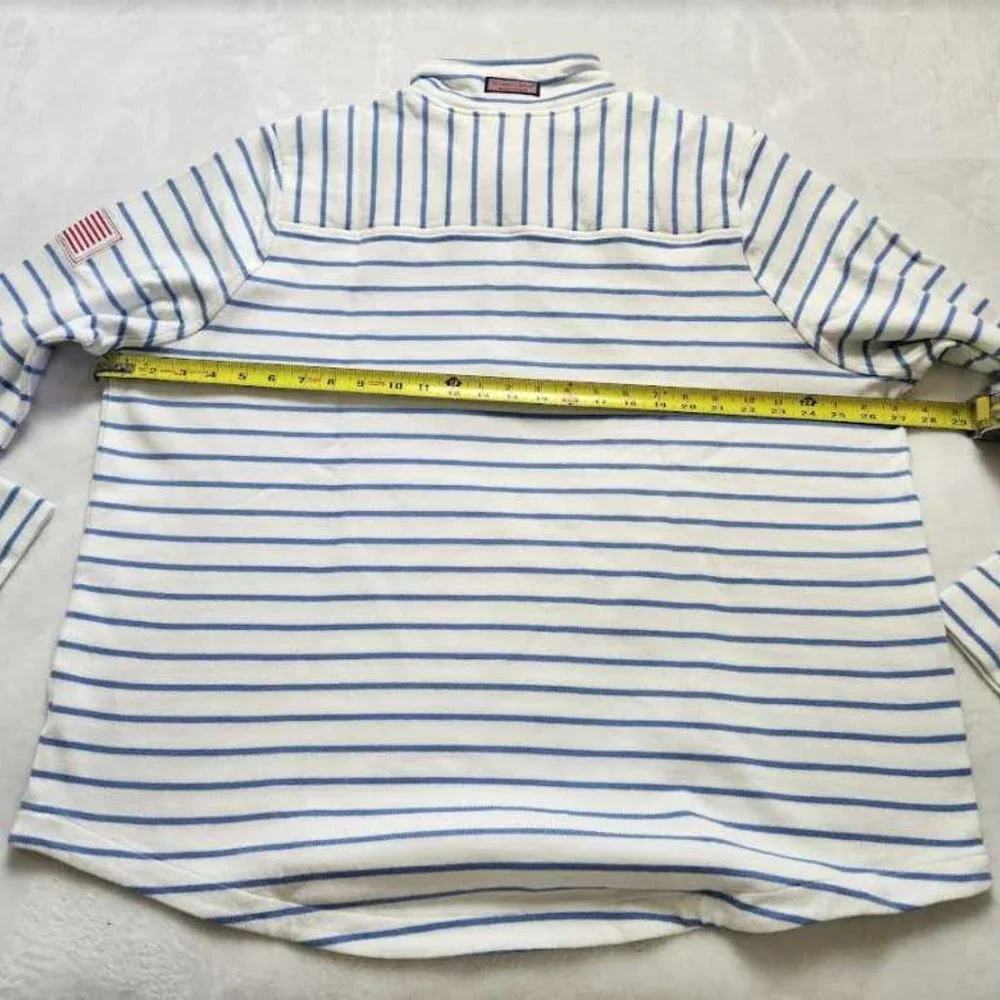New women's M  XL Vineyard Vines Americana relaxed shep shirt pullover sweater - Picture 10 of 11